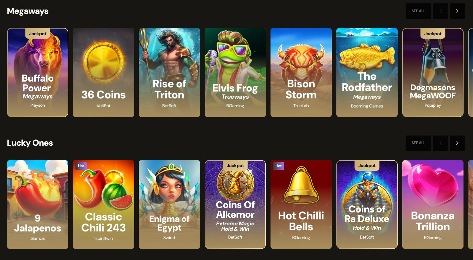 Lucky Ones Casino Mobile App - iOS & Android Download, Fast Loading, Biometric Login, Push Notifications, Offline Access